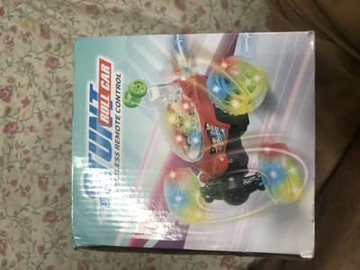 RC wireless Stunt Roll car