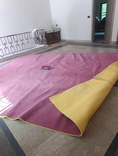 room carpet with foam