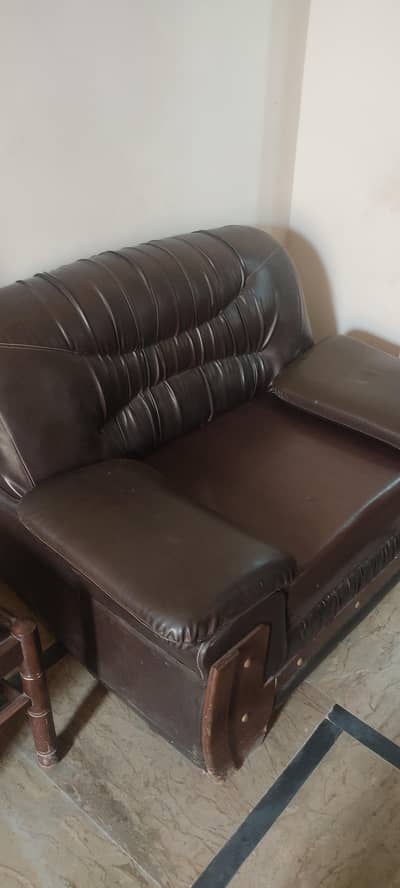 leather sofa