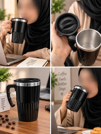 Premium Stainless Steel Travel Coffee Mug | Insulated Coffee Cup