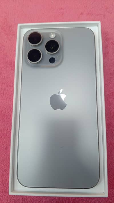 Apple iPhone 15 Pro Max Non PTA Complete Box like brand new