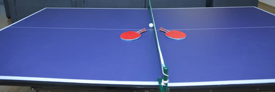 Double Circle Table Tennis Table - 15mm Foldable Imported