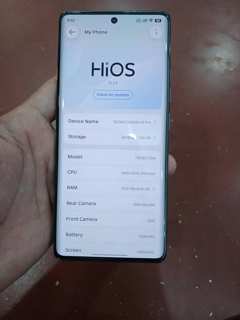 Tecno CAMON 40 Pro 6
