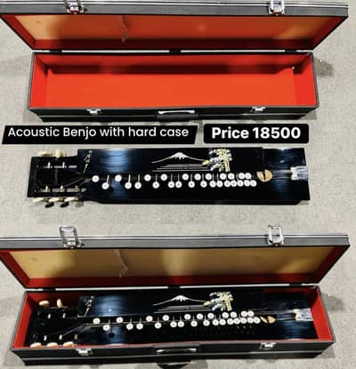 Benjo Banjo With hard Made in Japan/piano/keyboard/guitar/bass/Amp