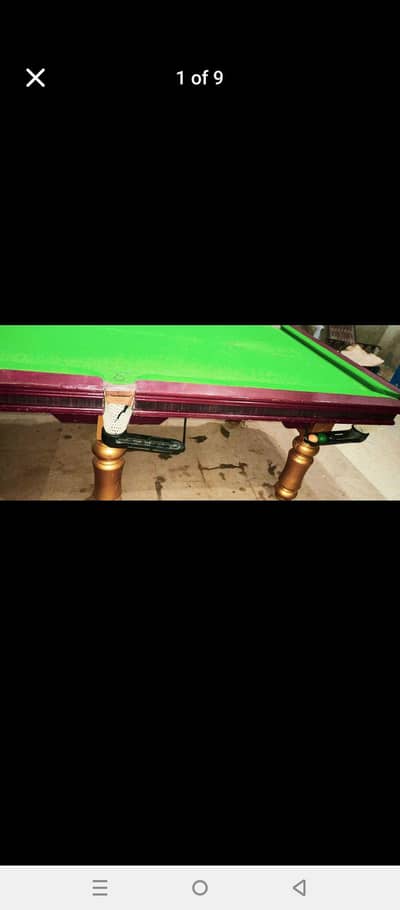 snoker table 4/8