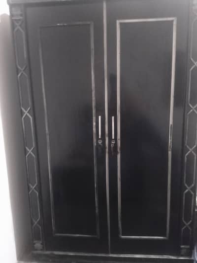 Wooden Almari | 2 Door | 4 Shelves | 0321.474. 1355