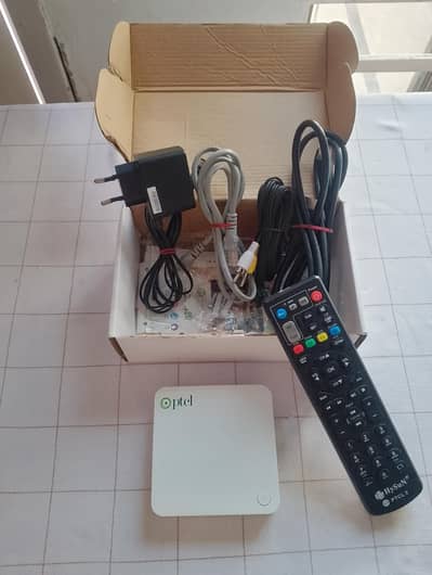 PTCL smart tv box(Rich media box) - Complete box & kit.
