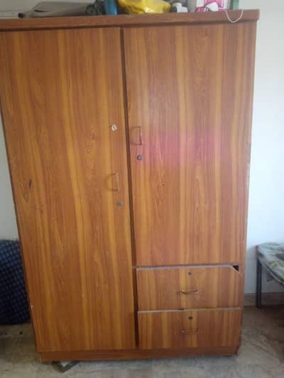 Double door Wood Almari