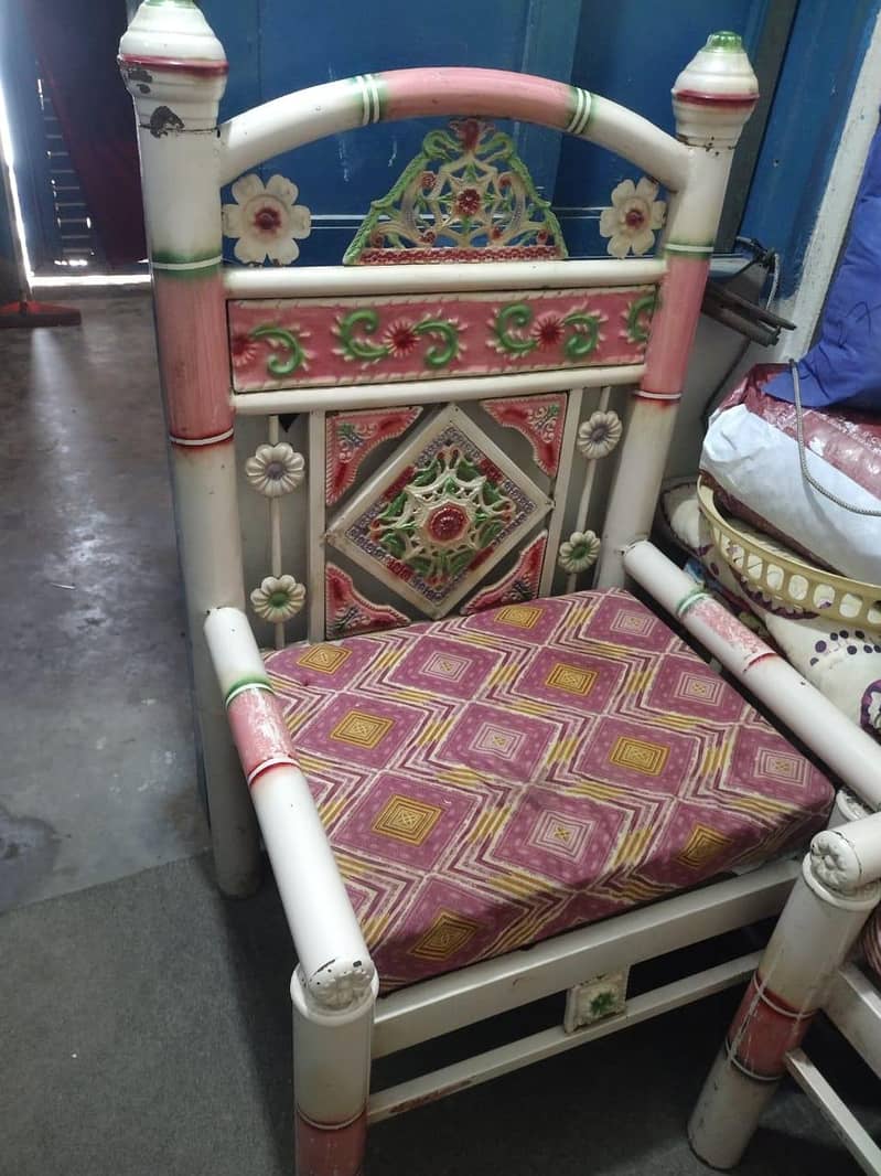 iron sofa set 4