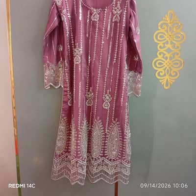 3 piece stitched dress
