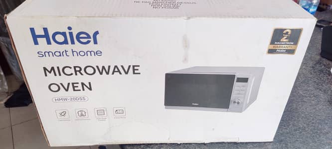 Box Pack Haier Microwave HMW-20DSS, Weight 11.5Kg
