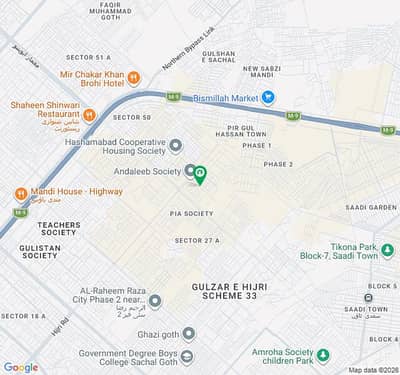 120 Sqyd Most Stunning Location Plot On Sale Andaleeb Society Scheme 33