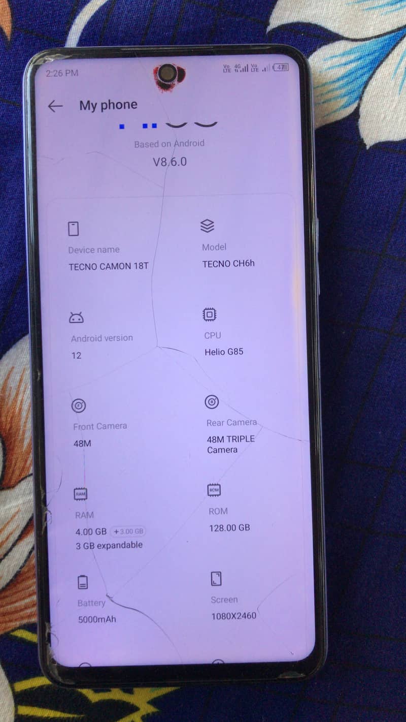 Tecno CAMON 18T 0