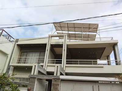 Premium Corner House, West Open, In Capital Society, Scheme 33.422 Sq. Yds. , Ground + 1: 2 Bed DD On Ground Floor, 3 Bed DD Upstairs. Super Luxurious, Premium Construction, Safe Gated