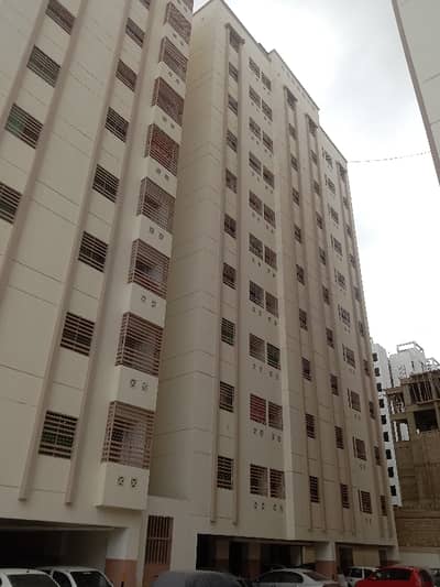 Brand New Lease Luxurious Flat 2 Bed DD BANK LOAN POSSIBLE, All Utilities, Parking, Security, Play Area, Project Is Facing 200ft Road Near Safoora Chorangi And DOW HOSPITAL