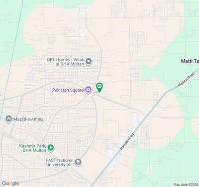 Spacious 1 Kanal Plot CORNER ,300 FT ROAD ,PARK FACING AND PAKISTAN Saqure chowk , Build Your Luxurious Lifestyle Plot Sector X in DHA MULTAN PHASE- 1