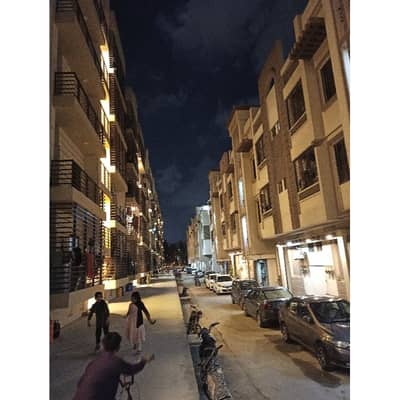 Brand New, Luxurious Apartment 3 Bed DD On First Floor Equipped With All Utilities Supplies Located At Stunning Location Of Main University Road, Gulistan E Johar Block 7
