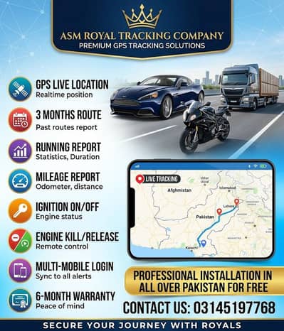 Car Trackers/Bike Trackers/Gps Trackers/Cultus/Mehran/Carolla/Suzuki