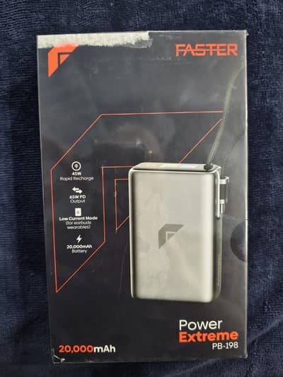 faster 20kmah power bank