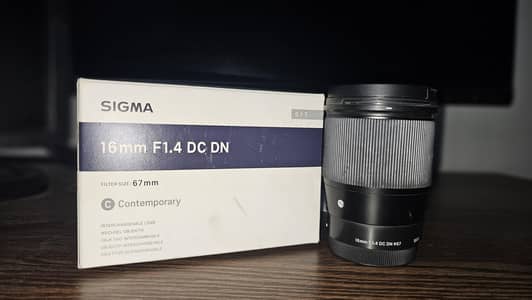 Sigma 16mm & 30mm F1.4 — Excellent Condition, Original Boxes.