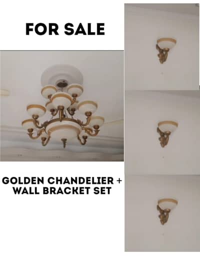 Golden Chandelier for sale