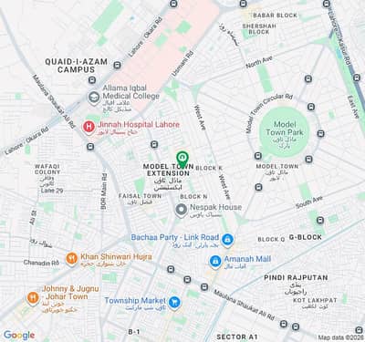 10 Marla Single story House for sale in Model Town Extension Lahore.