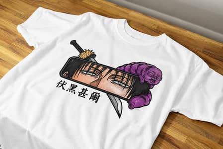 T-Shirts Anime Printed  Toji Design – Stylish & Premium!