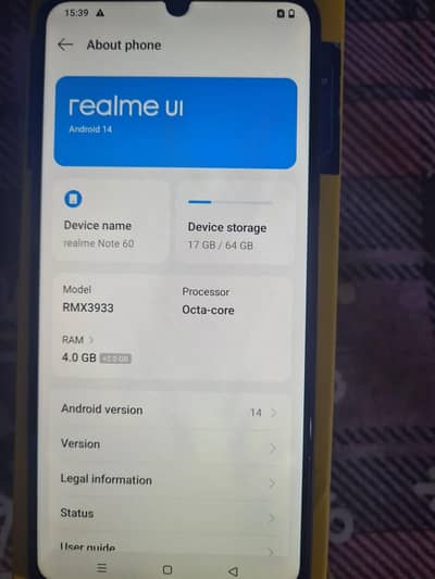 Realme Note 60