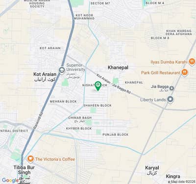 10 Marla Plot For Sale In Chinar Bagh Lahore Nishat Block