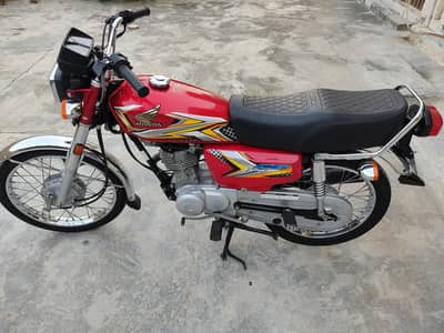 Honda CG125 Model 2025 All Punjab Number
