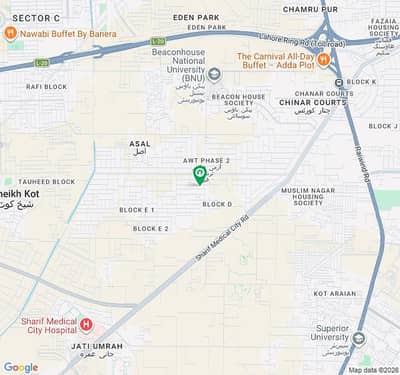 A 20 Marla Residential Plot In Lahore Is On The Market For sale