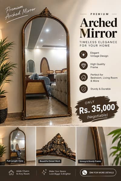 Premium Arched Mirror for Sale