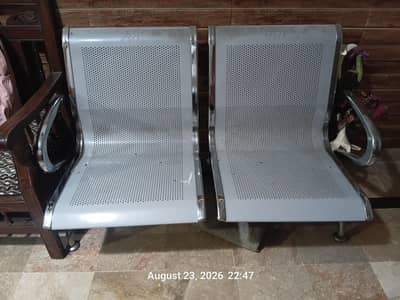 2 and 3 seater waiting chairs