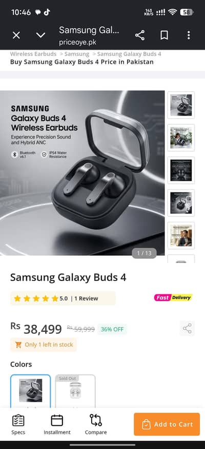 Samsung Galaxy buds 4 new box pack 2026 model