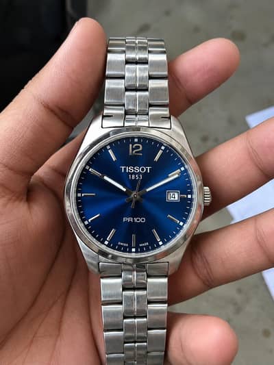 Tissot PR 100 Blue Dial Quartz (100% Swiss Made - Serial Verified)