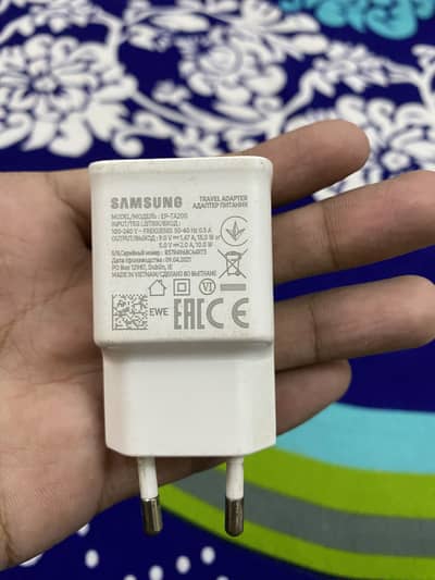 Samsung A32 Original 15W Adaptive Fast Charging adapter