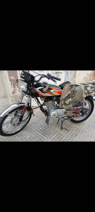 Honda CG 125 2022 Model Good Condition.