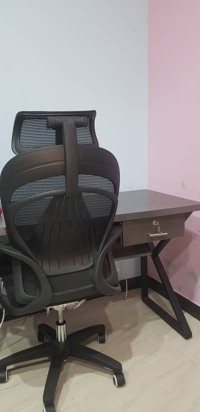 Chair and table