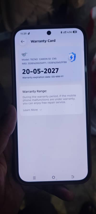 Tecno CAMON 15 8gb ram 256gb rom