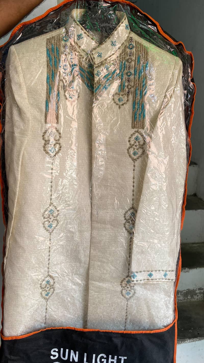 OFF WHITE SHERWANI 0