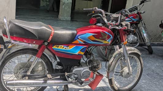 Honda CD 70 2026 model 100% genuine non accidental.  Honda maintained.