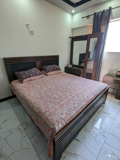 Bed Set, Divider, TV console, Wardrobe, Dressing table