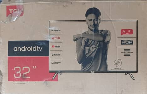 TCL 32 inches Android LED TV with Google play store
