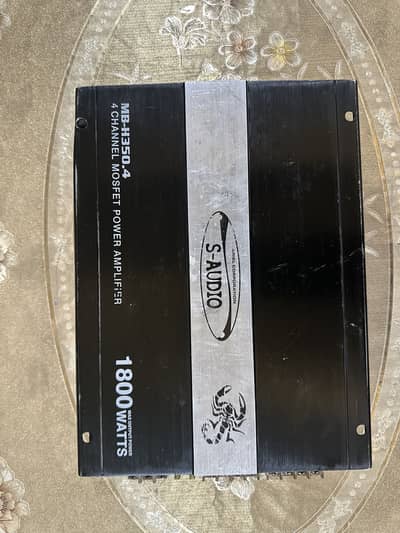 S-Audio MB-H350.4 amplifier