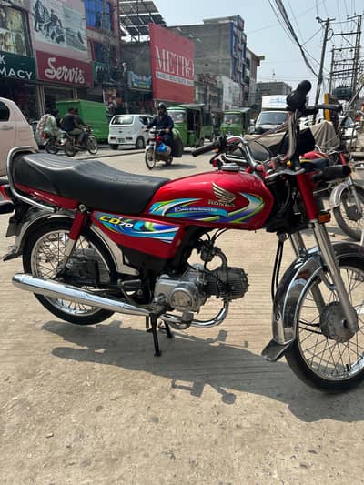 Honda CD 70 model 2024 Islamabad number
