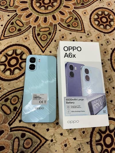OPPO A6x 4+6/128GB brand new phone 8 months warranty