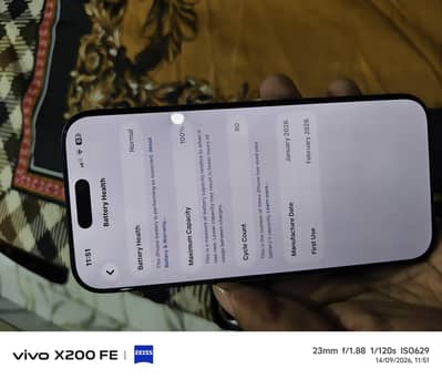 iphone 17 pro max for sale blue color condition 10/10 health 100%