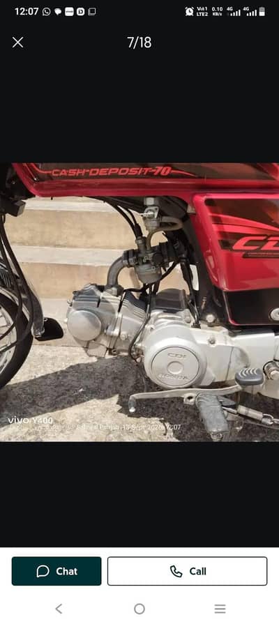 Honda cd70 model 22 for sale. one hand used bio available