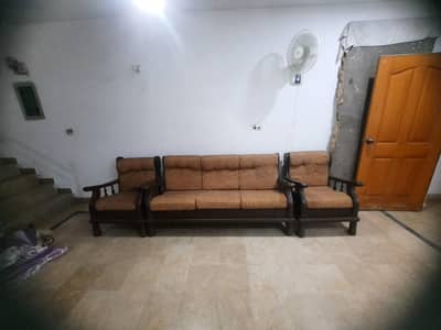 Real Solid Wood Sofa Set