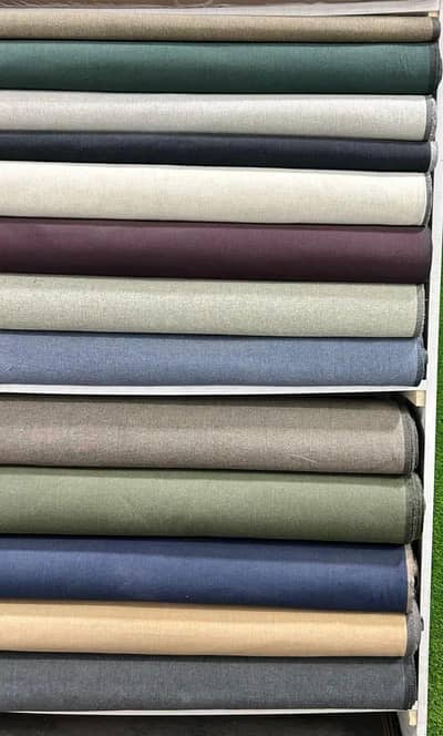 Men Khaddar Suit Plain Green Winter Casual Wear